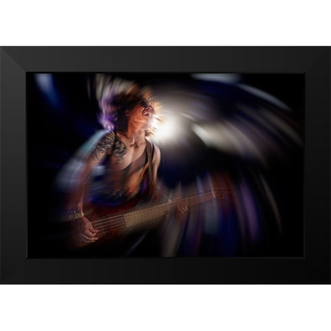 Untitled Black Modern Wood Framed Art Print by Nakamatsu, Kenji