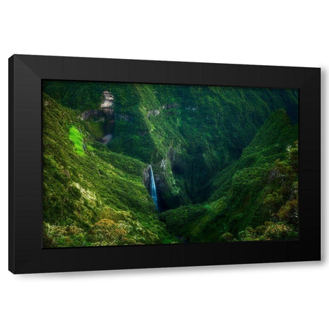 Trou De Fer Black Modern Wood Framed Art Print by Gabriel, Barathieu