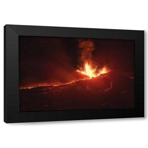Contemplation Black Modern Wood Framed Art Print by Gabriel, Barathieu
