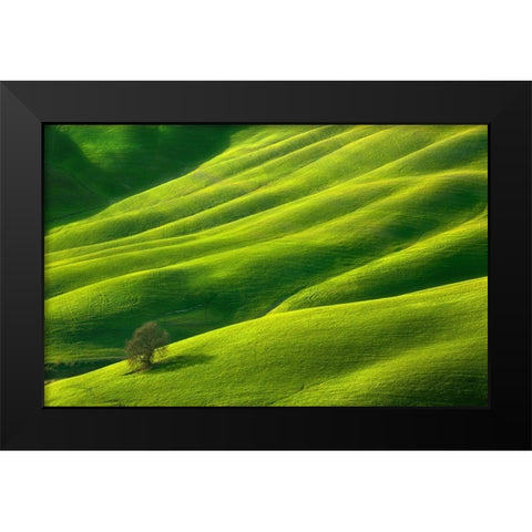 One... Black Modern Wood Framed Art Print by Browko, Krzysztof