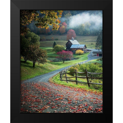 Untitled Black Modern Wood Framed Art Print by H Yang, David