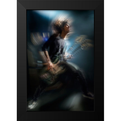 Untitled Black Modern Wood Framed Art Print by Nakamatsu, Kenji