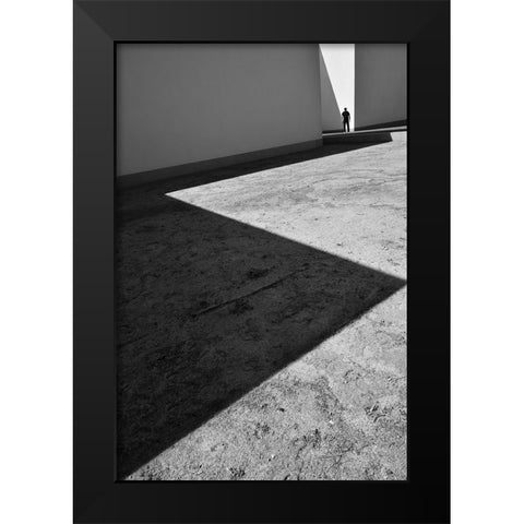 My Life Is A Zig Zag II Black Modern Wood Framed Art Print by Joseph, Florentinus