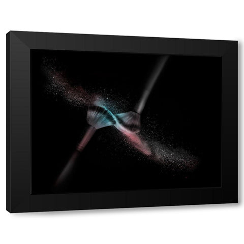 Brushes Black Modern Wood Framed Art Print by Reindl, Doris