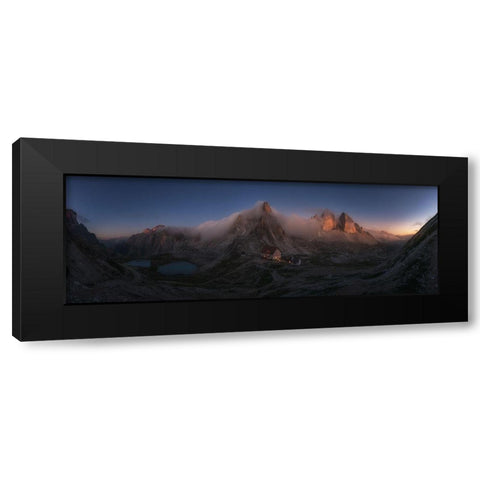 Untitled Black Modern Wood Framed Art Print with Double Matting by Martin Castan, David