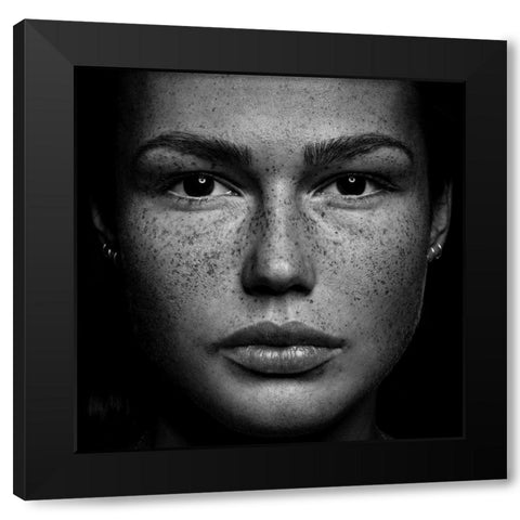 Romi Black Modern Wood Framed Art Print with Double Matting by Krystynek Mqep, Martin