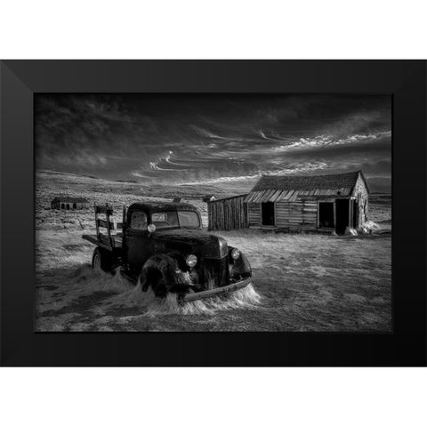 No More Gold... Black Modern Wood Framed Art Print by Darby, Rob