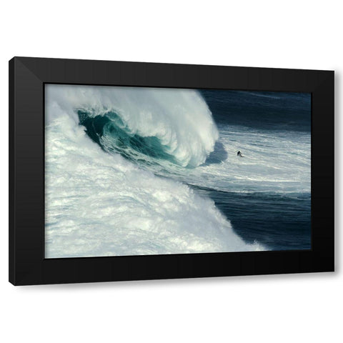 Nazarac North Canyon Black Modern Wood Framed Art Print by Correia, Rui