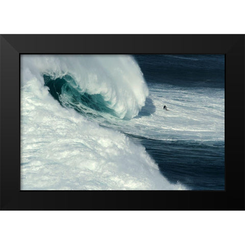 Nazarac North Canyon Black Modern Wood Framed Art Print by Correia, Rui