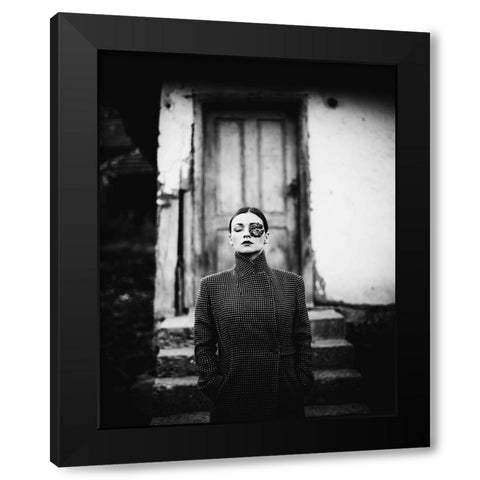 Untitled Black Modern Wood Framed Art Print by Jovanovic, Koki