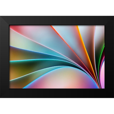 Colors Black Modern Wood Framed Art Print by Alrasheed Alzain, Mazin