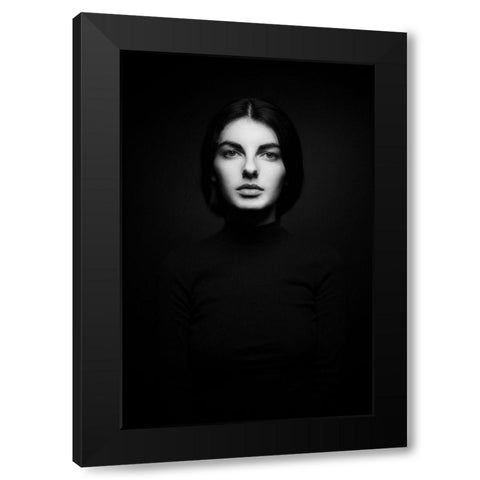 Untitled Black Modern Wood Framed Art Print by Vasilenko, Artem