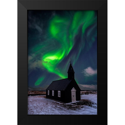 Untitled Black Modern Wood Framed Art Print by Martin Castan, David