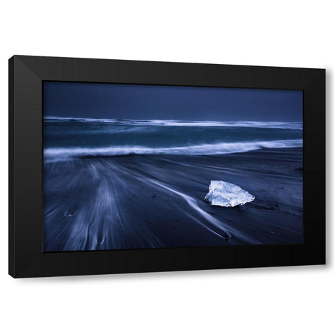 Diamond Black Modern Wood Framed Art Print with Double Matting by Bakir, Abdulkhalek