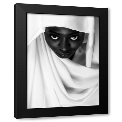 Colored Black Modern Wood Framed Art Print by Durand-Moldawan, Clovis