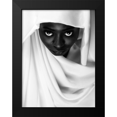 Colored Black Modern Wood Framed Art Print by Durand-Moldawan, Clovis