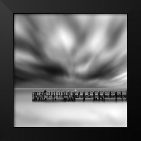 Dreamland 09 Black Modern Wood Framed Art Print by Digalakis, George