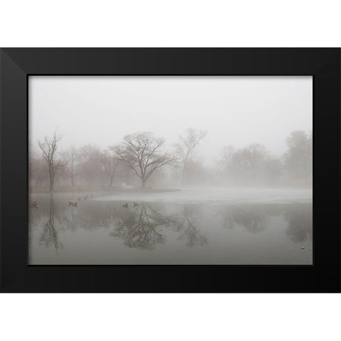 Untitled Black Modern Wood Framed Art Print by Lee, Haejung
