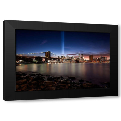 Untitled Black Modern Wood Framed Art Print by Martin Castan, David