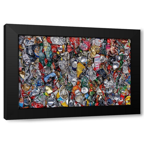 Contemporary Art Black Modern Wood Framed Art Print with Double Matting by Casanova, Francois