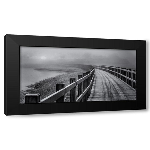 The Path To Something Better. Black Modern Wood Framed Art Print with Double Matting by Londal, Leif