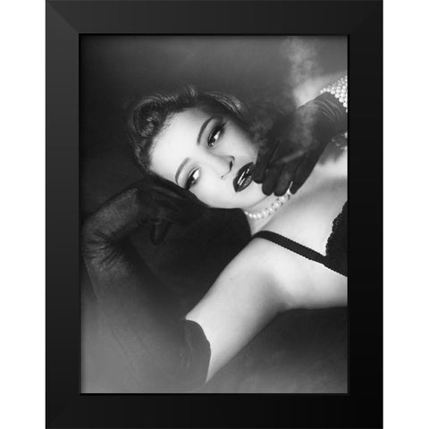 The Fabulous 40S Black Modern Wood Framed Art Print by Schmitt, Monika