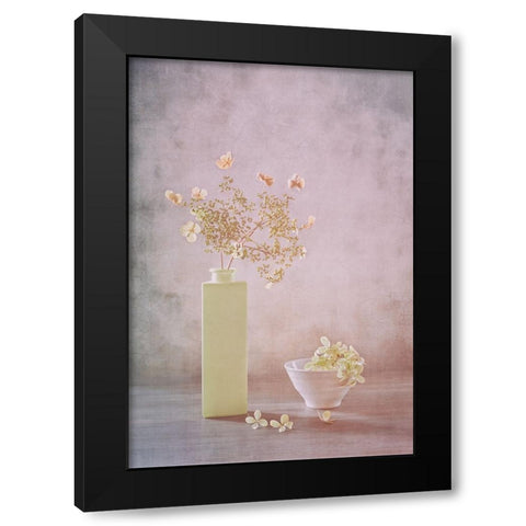 Morning Light Black Modern Wood Framed Art Print with Double Matting by Pan, Sophie