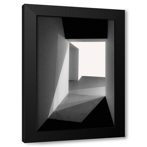 Light And Shadows Black Modern Wood Framed Art Print by Schuster, Inge