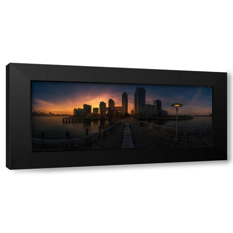 Untitled Black Modern Wood Framed Art Print by Martin Castan, David