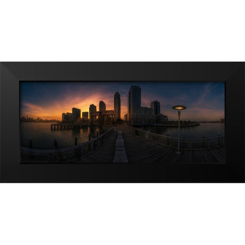 Untitled Black Modern Wood Framed Art Print by Martin Castan, David