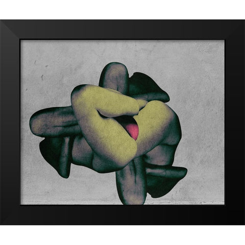Nature Morte 1 Black Modern Wood Framed Art Print by Hattori, Fuyuki