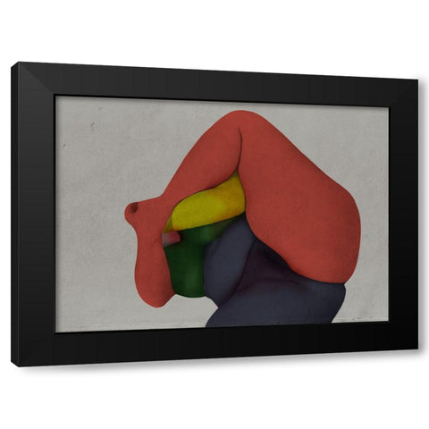 Nature Morte 3 Black Modern Wood Framed Art Print by Hattori, Fuyuki