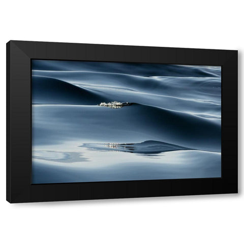 Movement Black Modern Wood Framed Art Print with Double Matting by Hirschfield, Avi