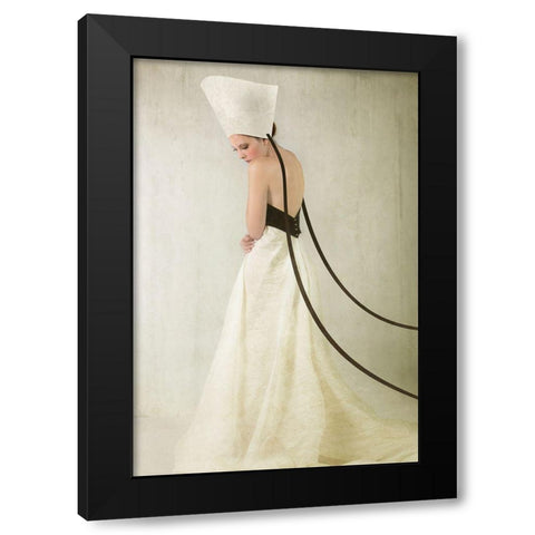 .............. Black Modern Wood Framed Art Print by Melik-Nubarova, Svetlana