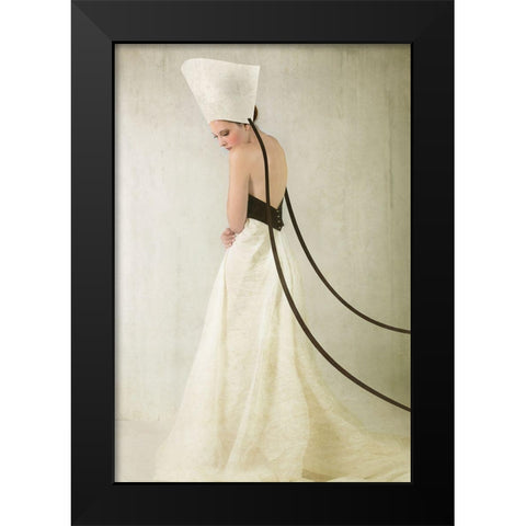 .............. Black Modern Wood Framed Art Print by Melik-Nubarova, Svetlana