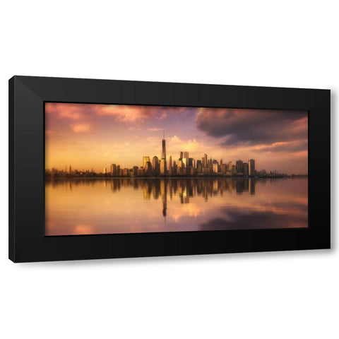 Untitled Black Modern Wood Framed Art Print by Martin Castan, David