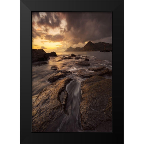 Portman Black Modern Wood Framed Art Print by Carrillo Lopez, Antonio