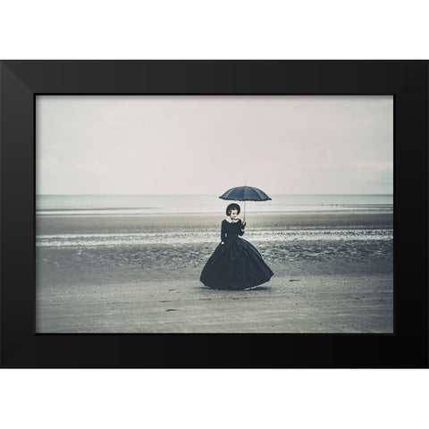 Shore... Black Modern Wood Framed Art Print by Russocka, Magdalena