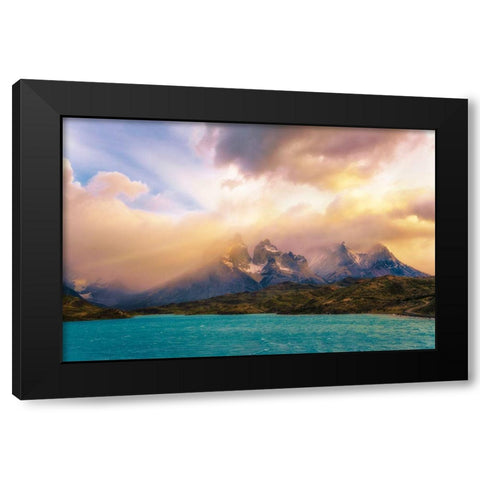 The Wait Black Modern Wood Framed Art Print with Double Matting by Guevara Vivanco, Carlos