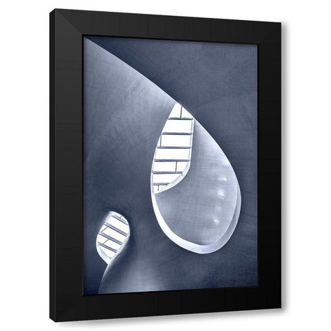 Ceiling Detail Black Modern Wood Framed Art Print with Double Matting by Luycx, Theo