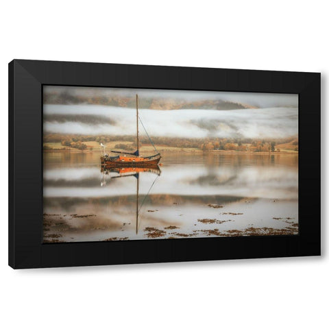 Sail Black Modern Wood Framed Art Print by Popan, Adrian
