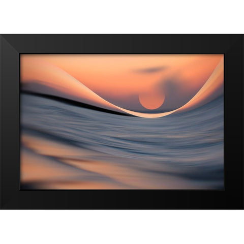 Capture The Sun Black Modern Wood Framed Art Print by Reindl, Doris