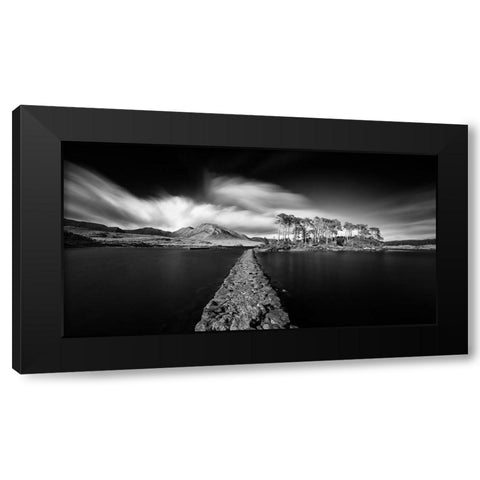 Path To Paradise Black Modern Wood Framed Art Print by Siegel, Thomas
