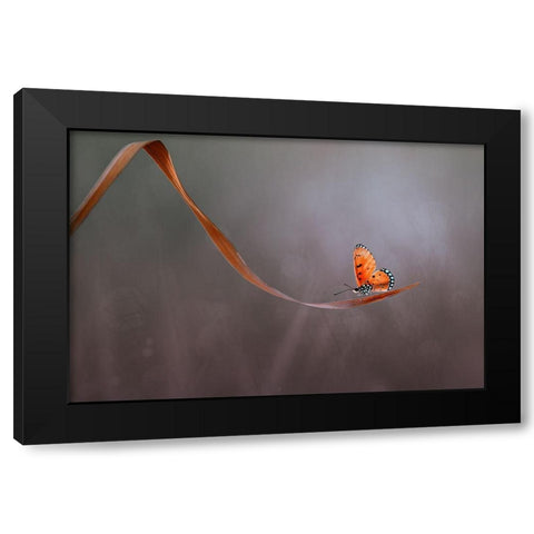 Lonely Black Modern Wood Framed Art Print with Double Matting by Pamungkas, Edy