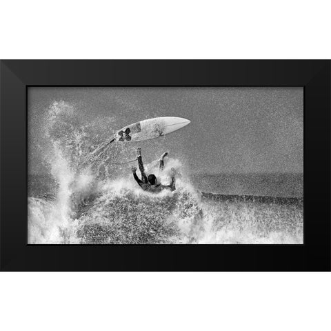 Untitled Black Modern Wood Framed Art Print by Bussiba, Eyal