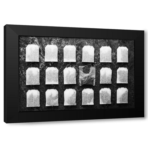Different Black Modern Wood Framed Art Print by Karina, Aleksandrova