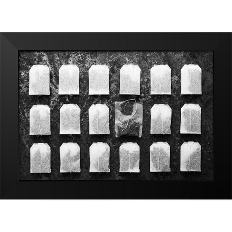 Different Black Modern Wood Framed Art Print by Karina, Aleksandrova
