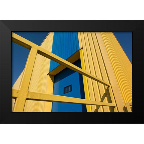 Swedish Colours Black Modern Wood Framed Art Print by Joosten, Lus