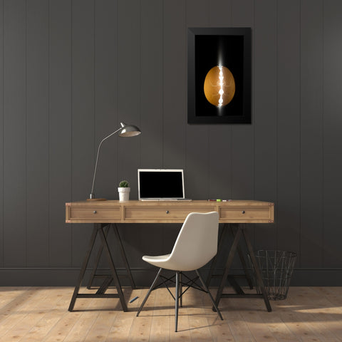 Alien Egg Black Modern Wood Framed Art Print by De Kogel, Wieteke