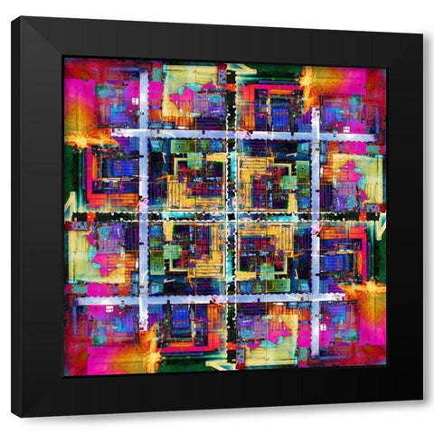 Annecy 8 Black Modern Wood Framed Art Print with Double Matting by Shrayer, Igor